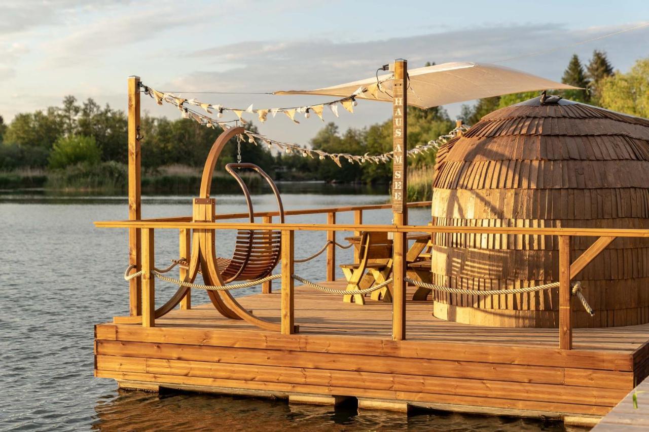 Lieblingsplatz Parey - Schwimmendes Iglu Otel Dış mekan fotoğraf