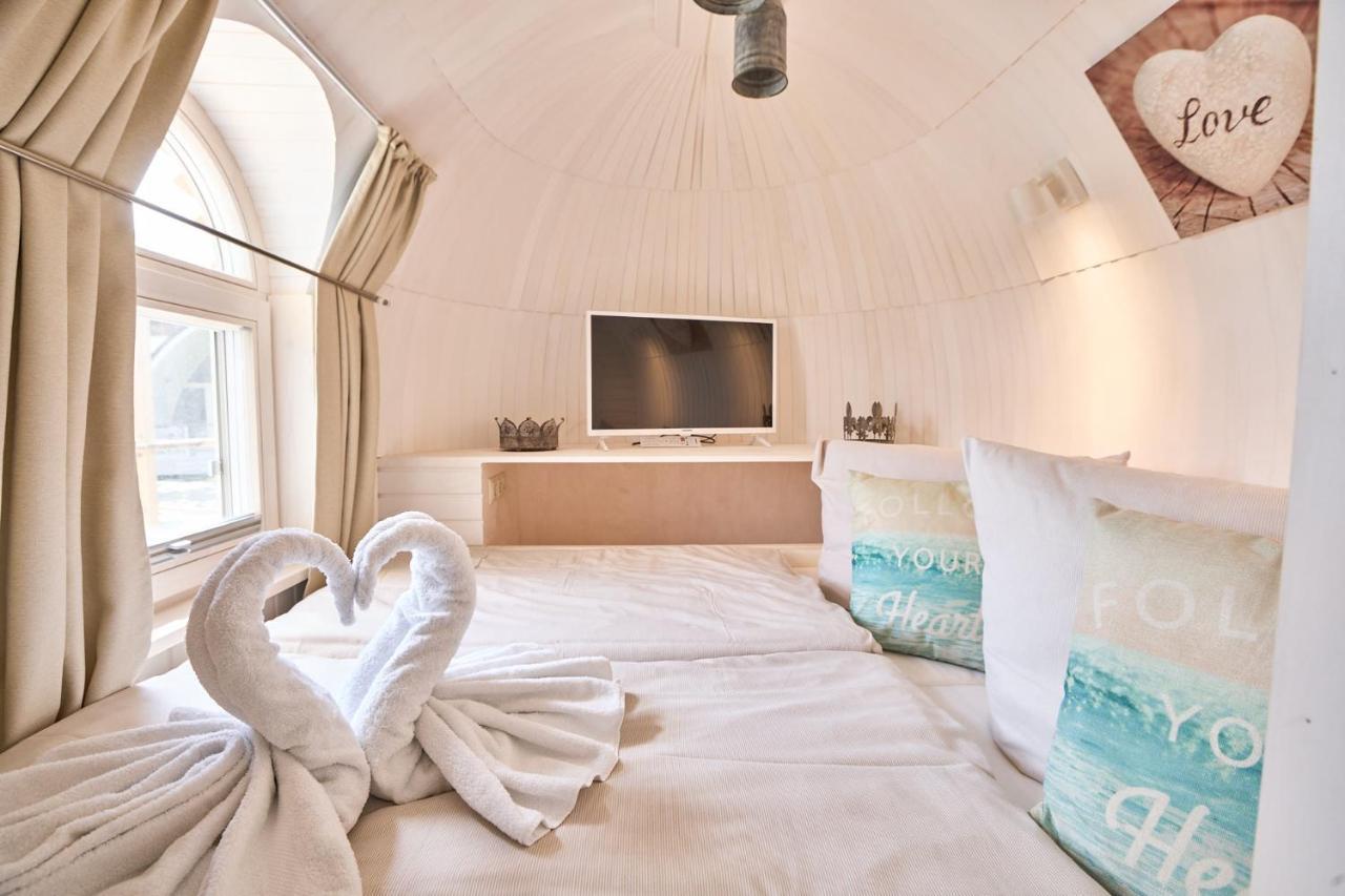 Lieblingsplatz Parey - Schwimmendes Iglu Otel Dış mekan fotoğraf